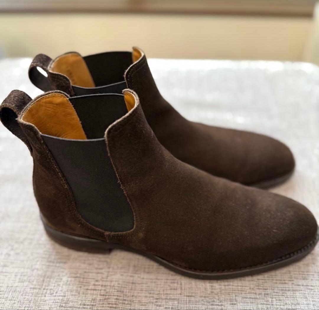 「美品」376GOVIDB Bewick サイドゴアブーツ ダークブラウン