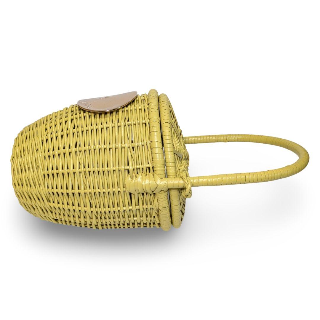 【極美品】PATOU イエロー かごバッグ