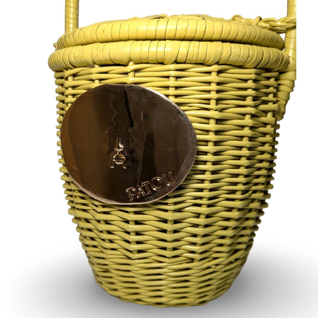 【極美品】PATOU イエロー かごバッグ