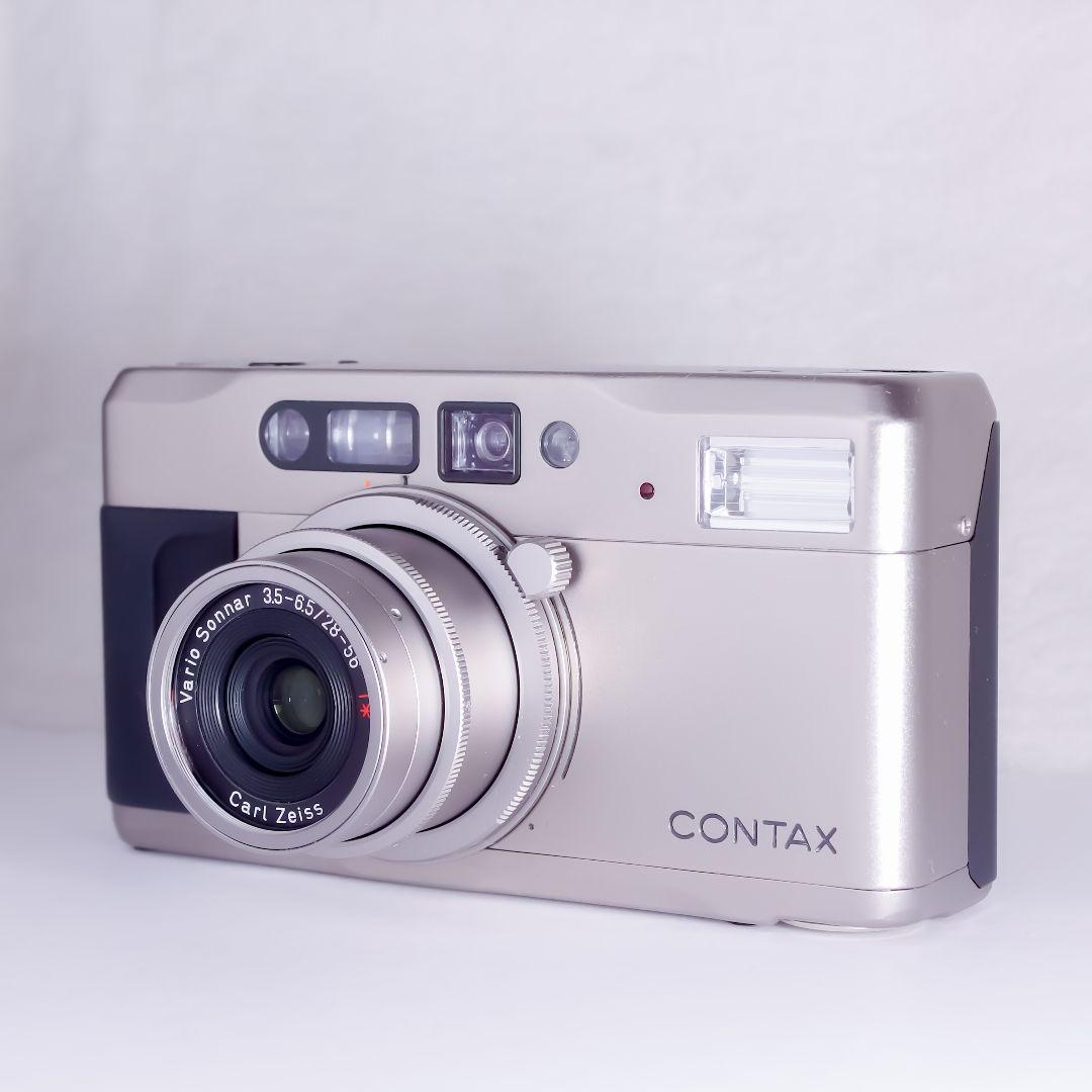極上美品 CONTAX TVS コンパクトフィルムカメラ ケース付き返品保証付