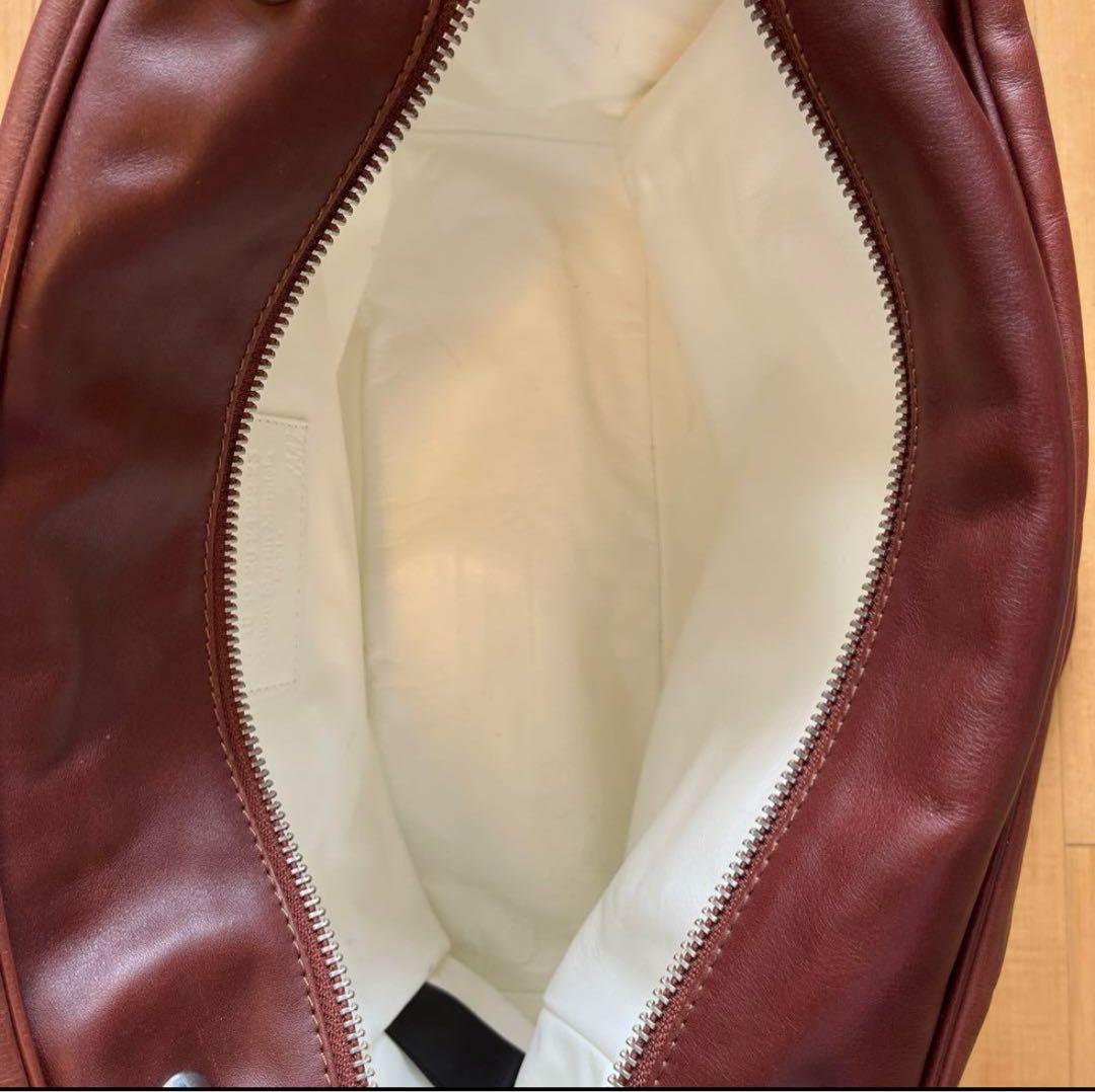 極美品　メゾンマルジェラ×コラボ 逆さまバック　 2WAY ブラウン