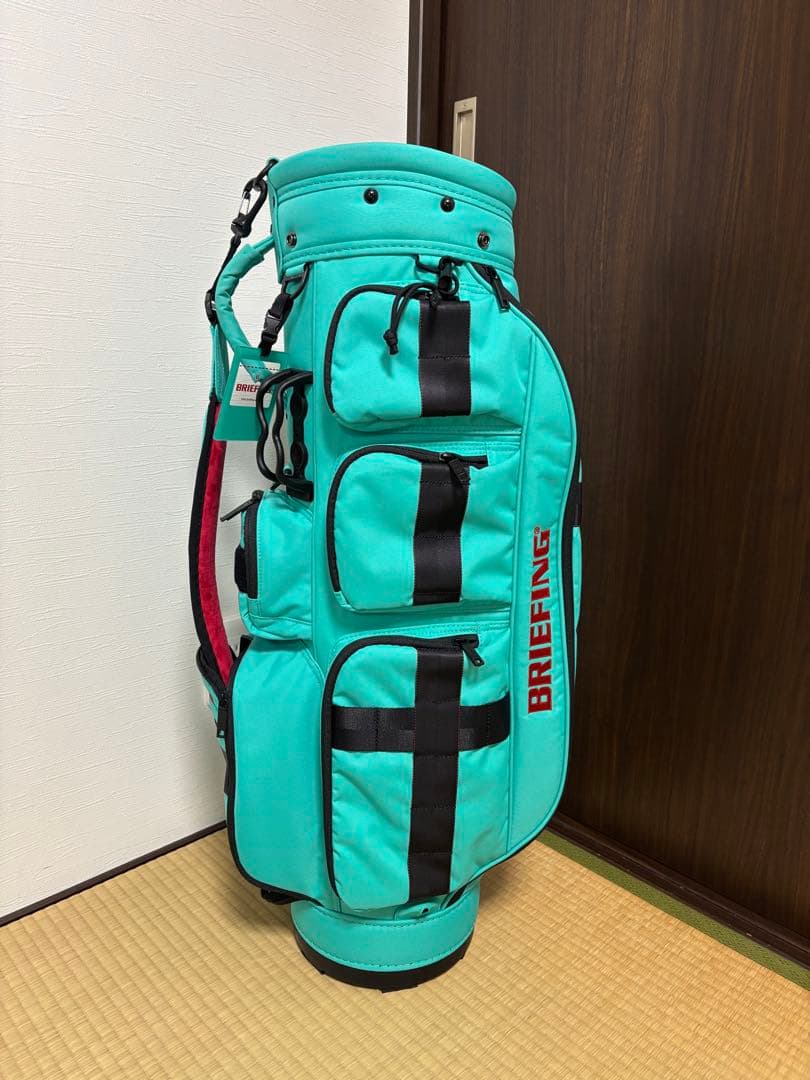 限定　新品　ブリーフィング　キャディバッグ CR-06 ミントブルー