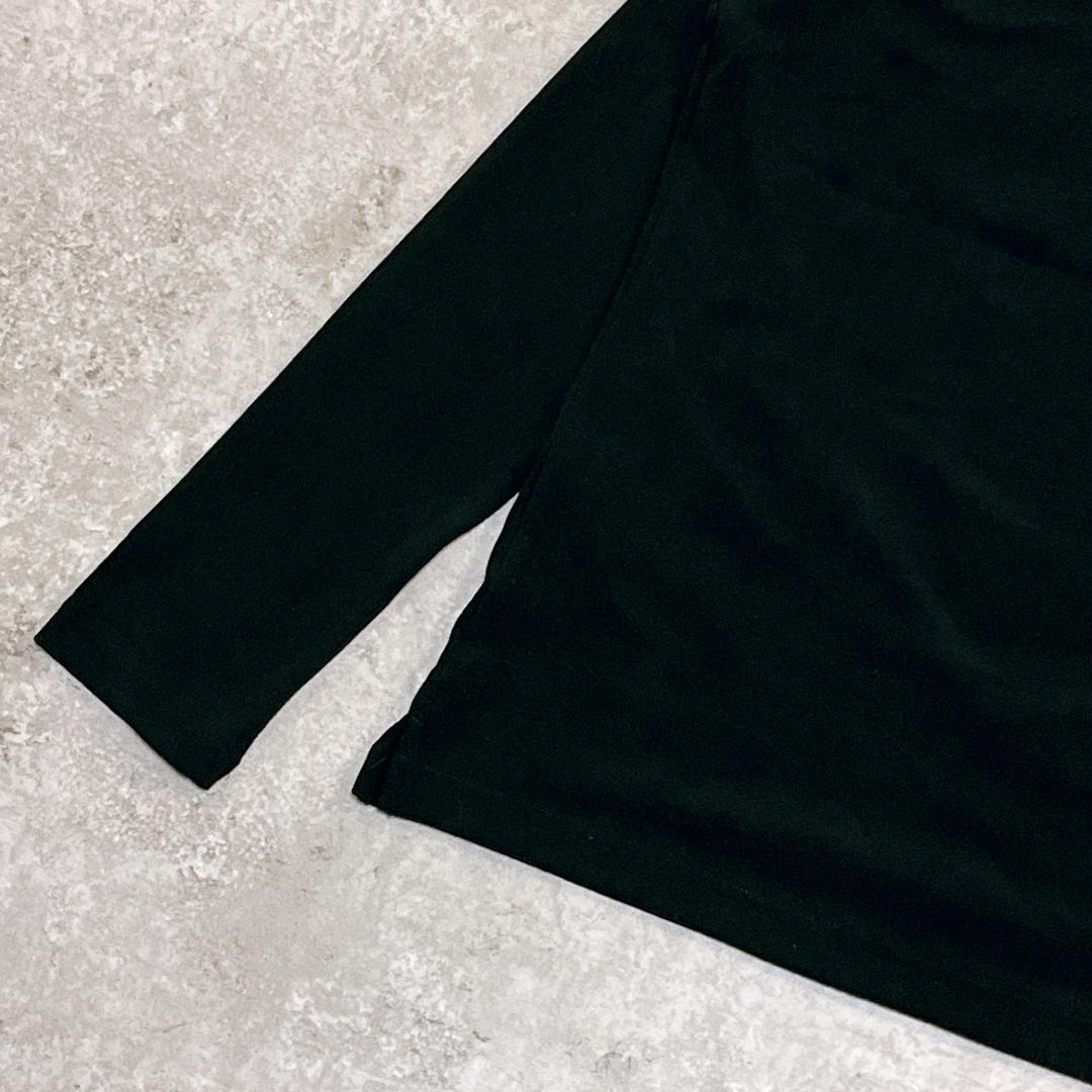 【新品・タグ付き】JACK BUNNY!! ロングTシャツ 黒 Ｌ モックネック