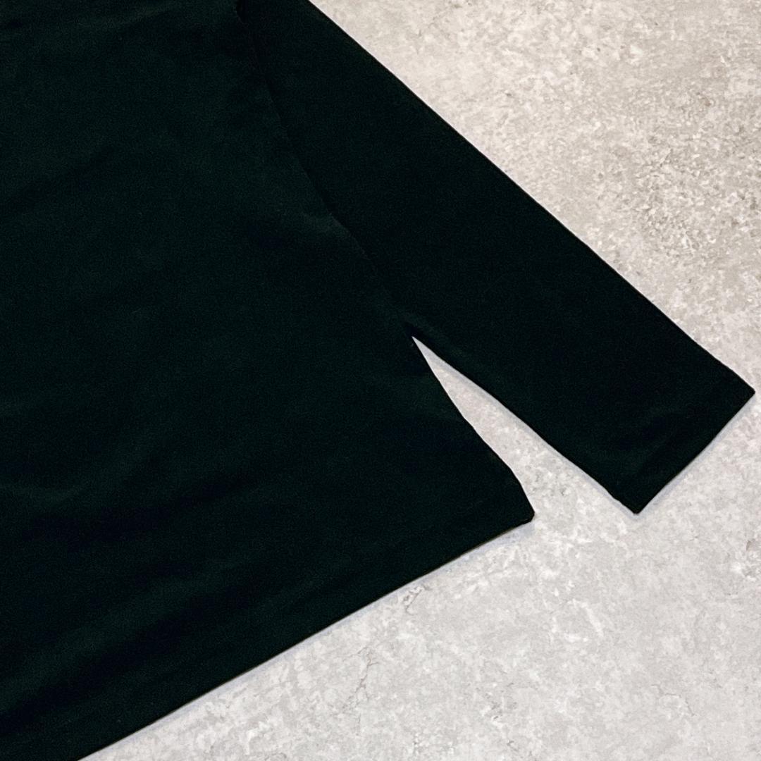 【新品・タグ付き】JACK BUNNY!! ロングTシャツ 黒 Ｌ モックネック