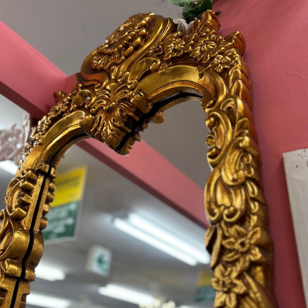 ロココミラー ゴールドミラー 姿ミラー 壁掛けミラー