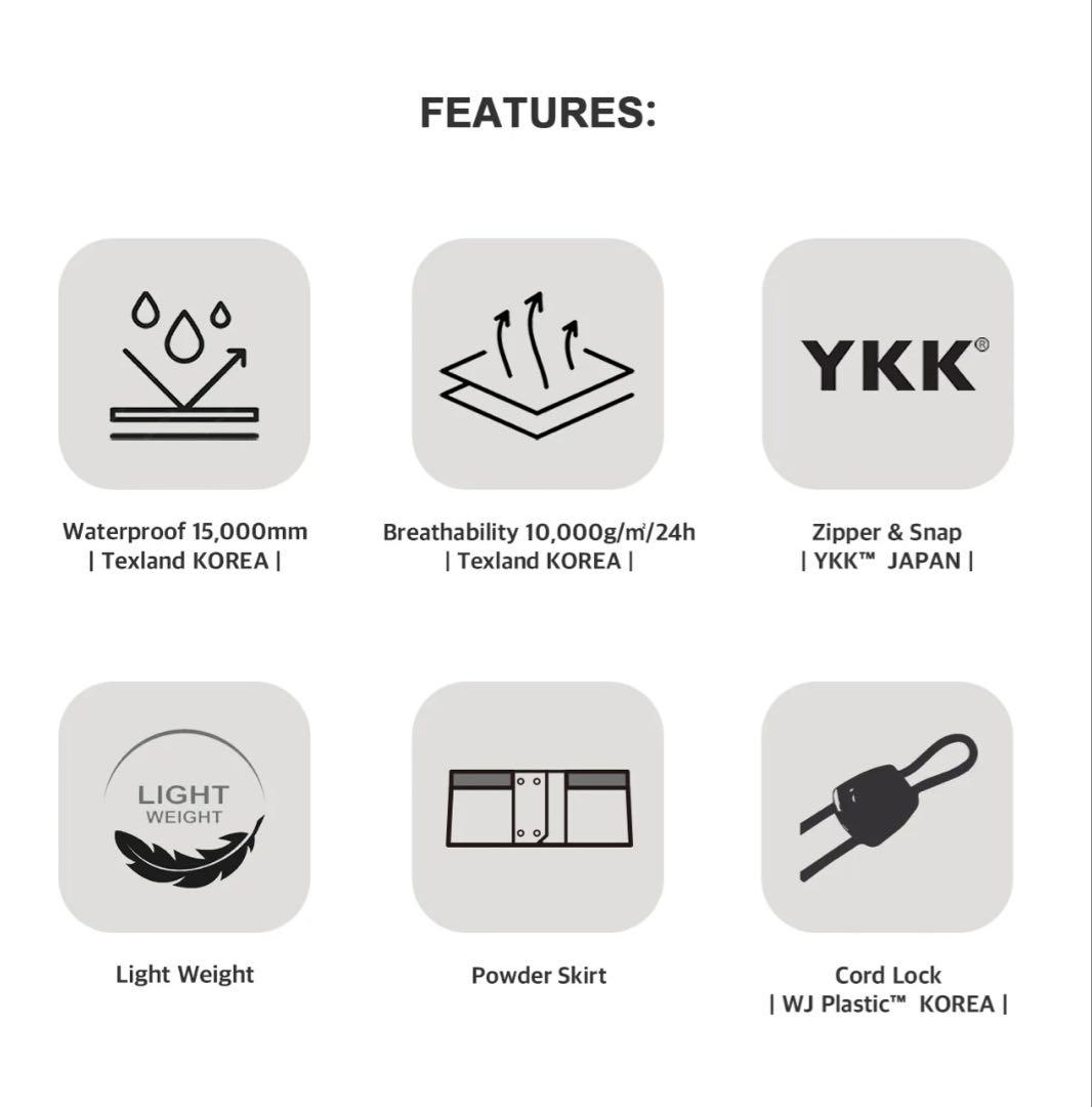 GAFN 韓国 Cross piping UNISEX