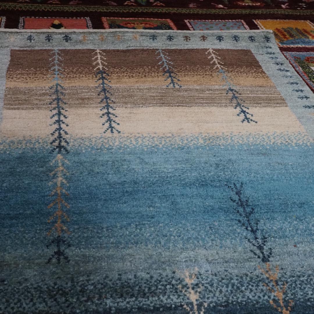 ゾランヴァリ　ギャッベ（ラグサイズ）・アマレ　1．17×0．8ｍ