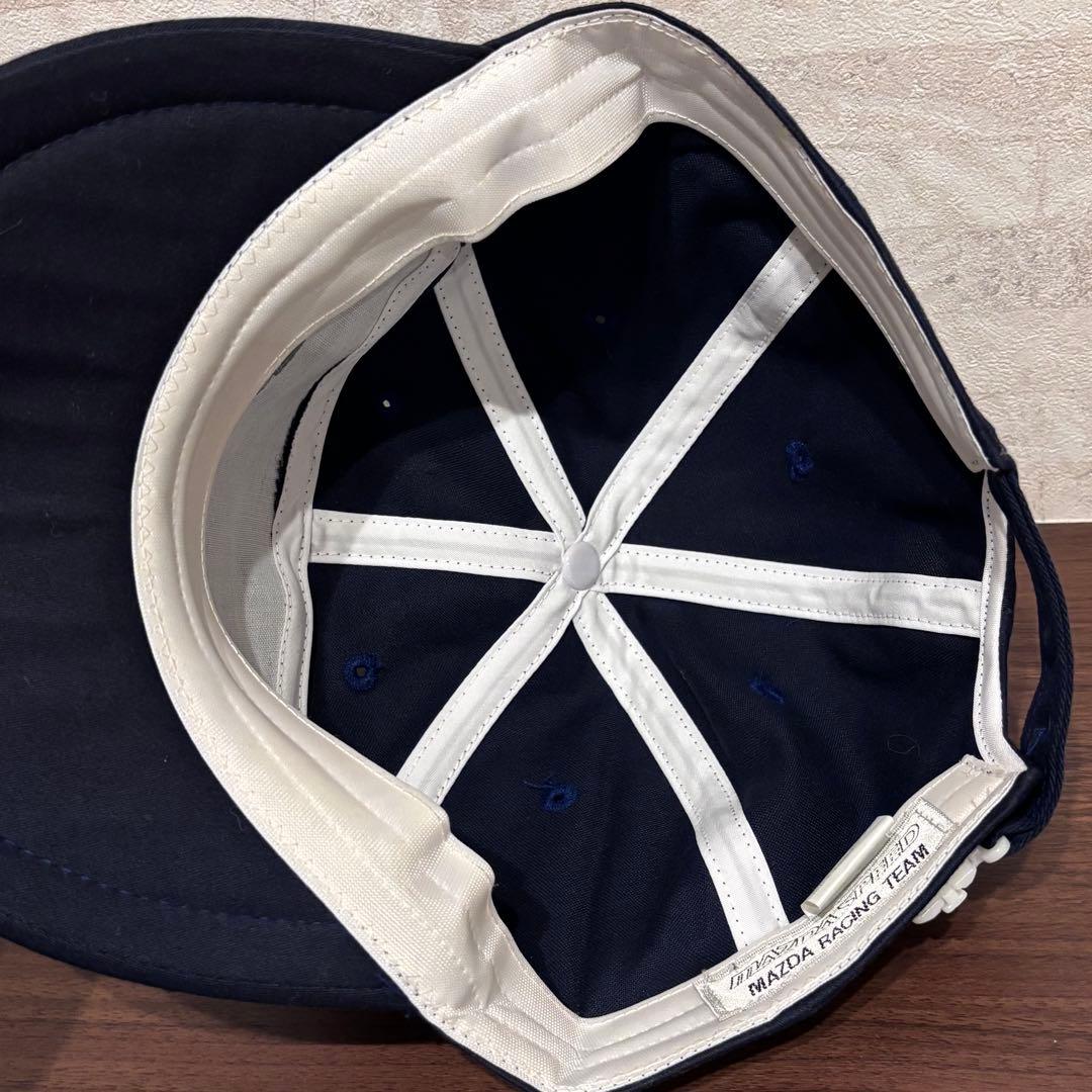 MAZDASPEED　マツダレーシングチーム　キャップ　日本製　ネイビー