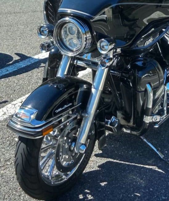 ハーレー　クリアキン　L.E.Dヘッドライトトリム