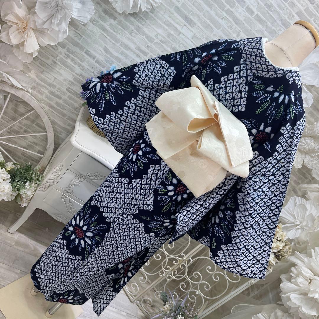 有松絞り浴衣★名古屋帯セット