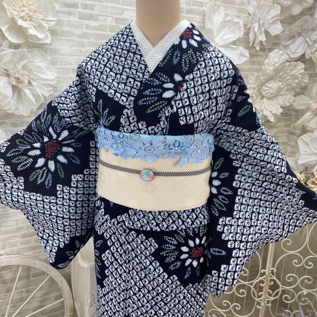 有松絞り浴衣★名古屋帯セット