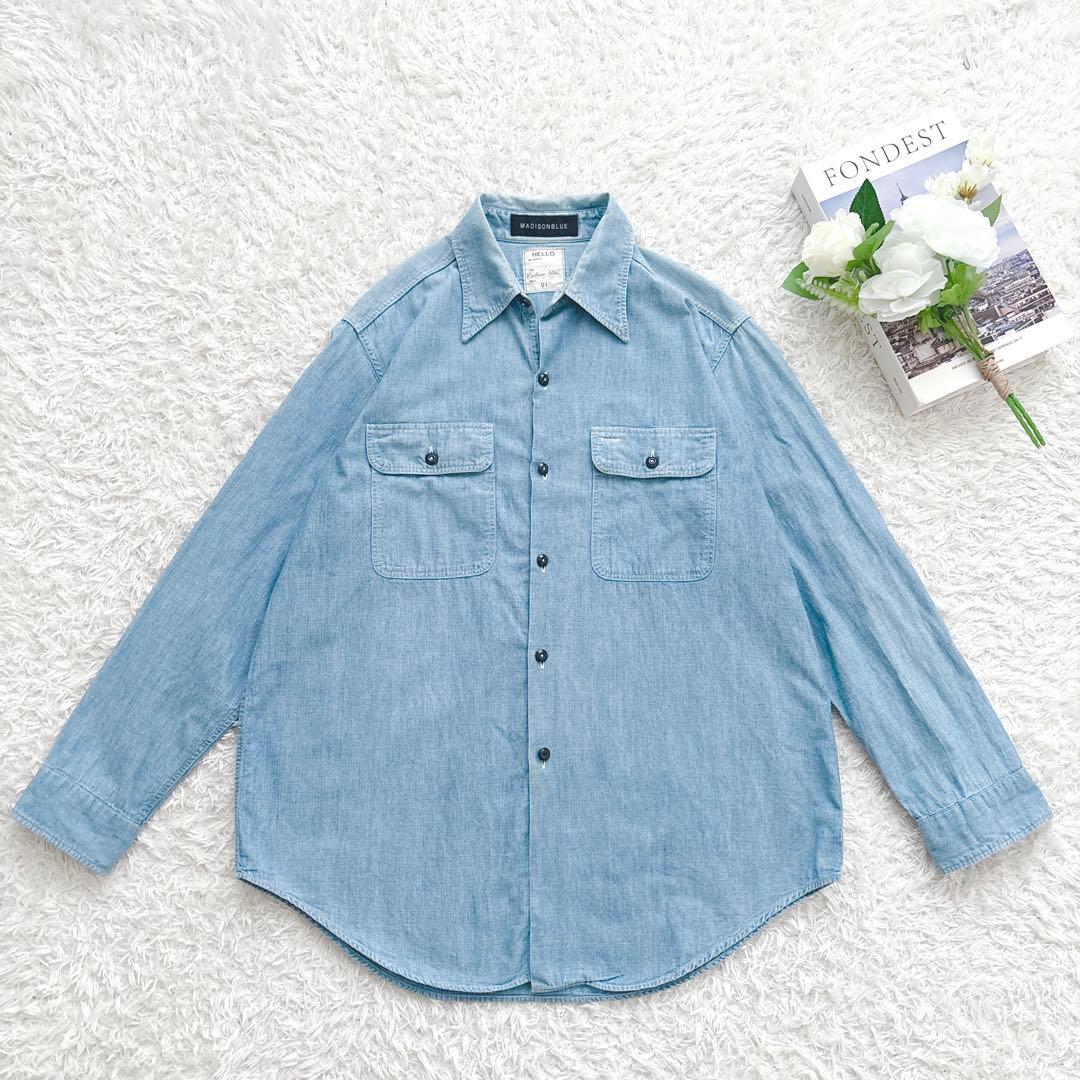 good44★様　マディソンブルー ハンプトン シャンブレーシャツ 01