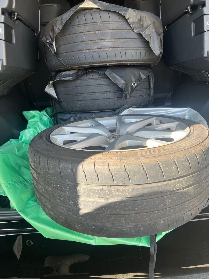 [2\3迄]マツダ　RX8 225 45 R18 純正ホイールタイヤ typeS