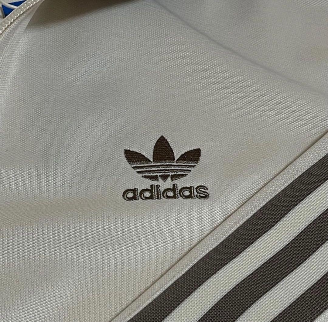 adidas ジャージ XL ホワイト/ブラウン 新品