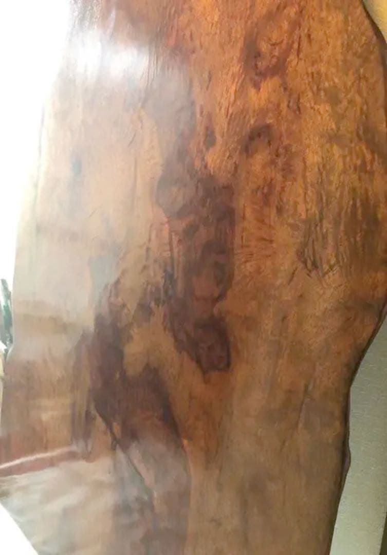 198.花梨木　天然無垢つい立て