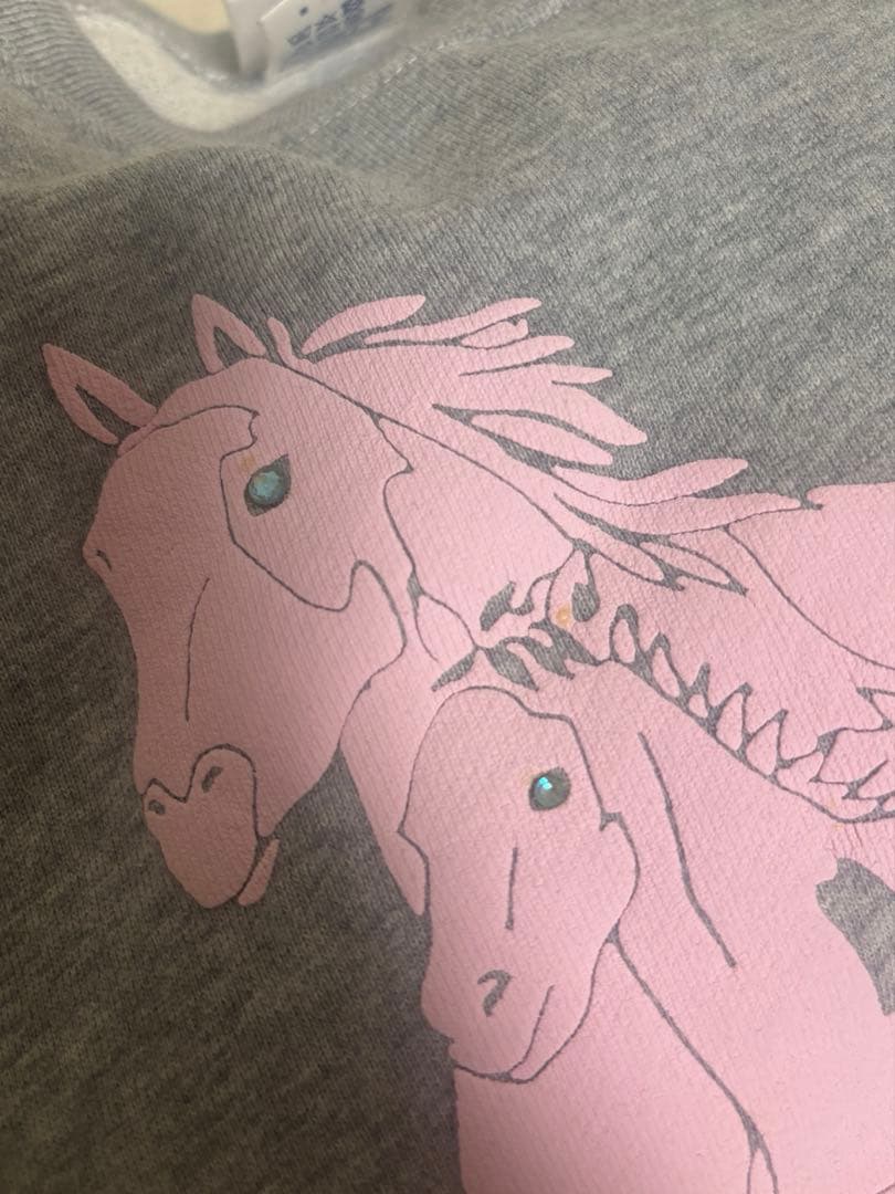 ★*様 Labyrins horse Sweat gray/pink