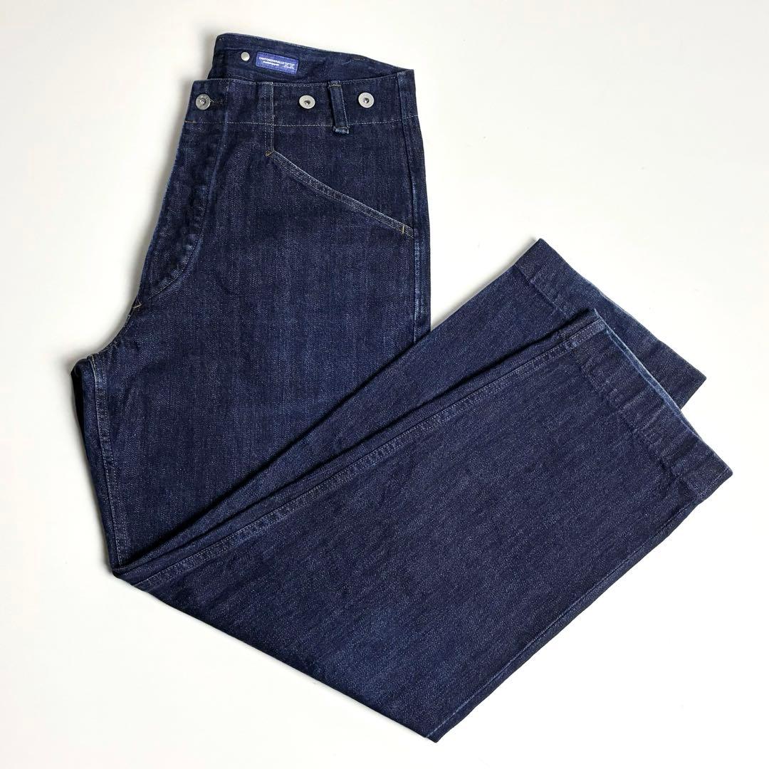 【美品】MHL×CANTON/デニムトラウザーズ/マーガレットハウエル/濃紺