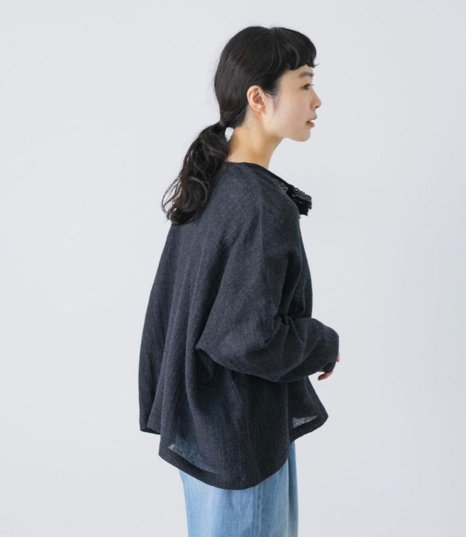 かぐれ　ウールワイドフリルプルオーバー　今期
