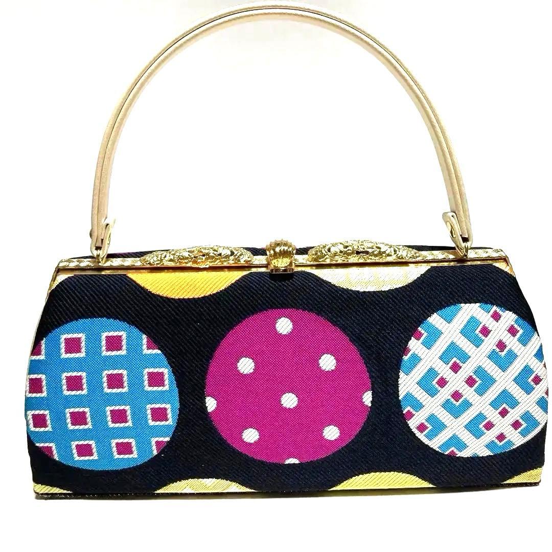 振袖用　正絹　帯地　草履バックセット　新品　No.2087