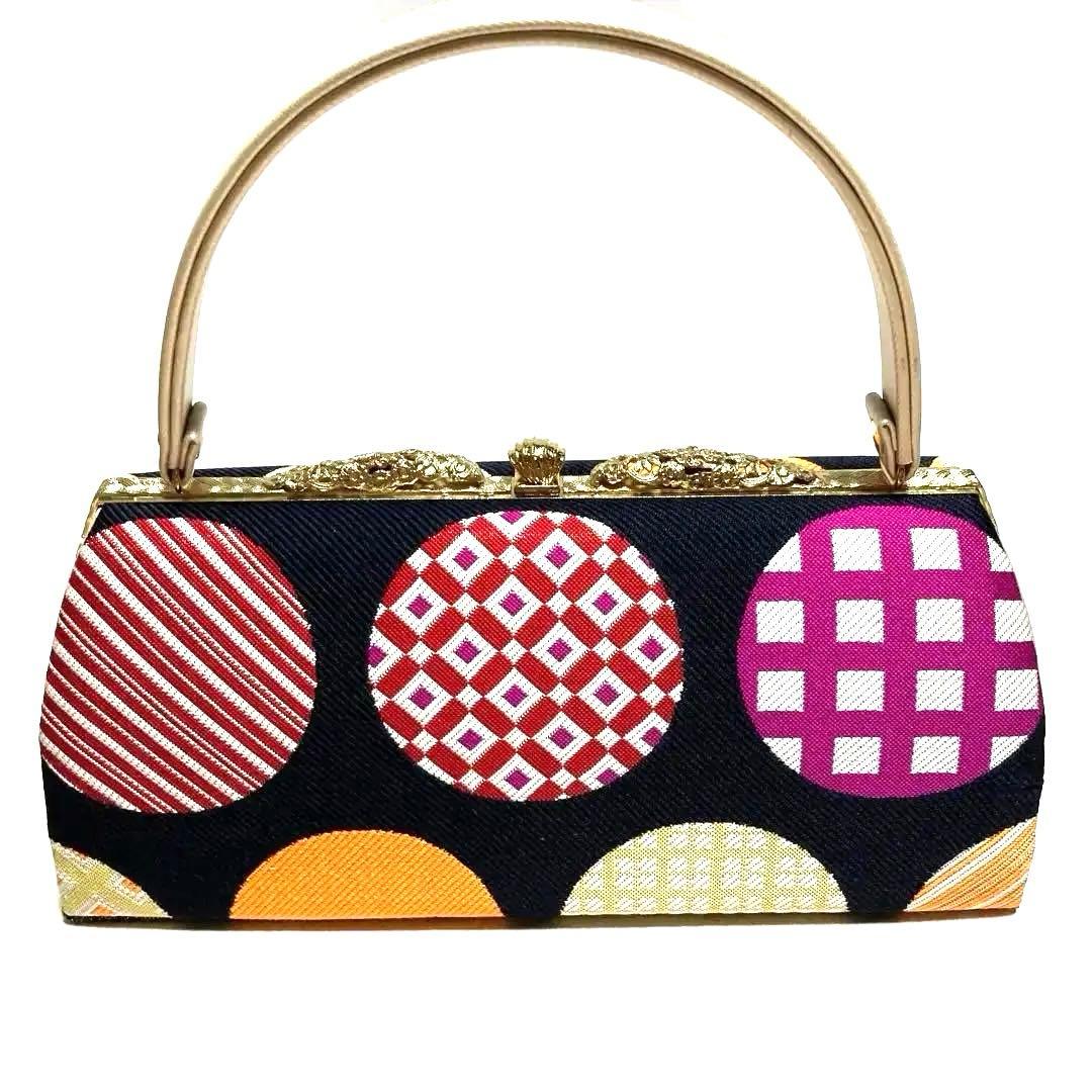 振袖用　正絹　帯地　草履バックセット　新品　No.2087