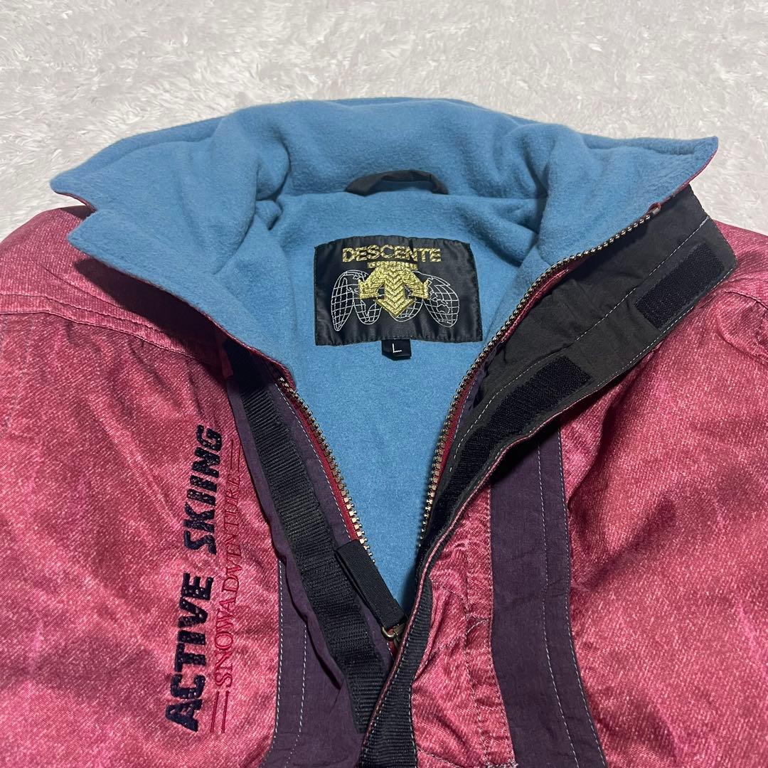 DESCENTE スノーウェア　ハーフジップ　スキーウェア　セットアップ