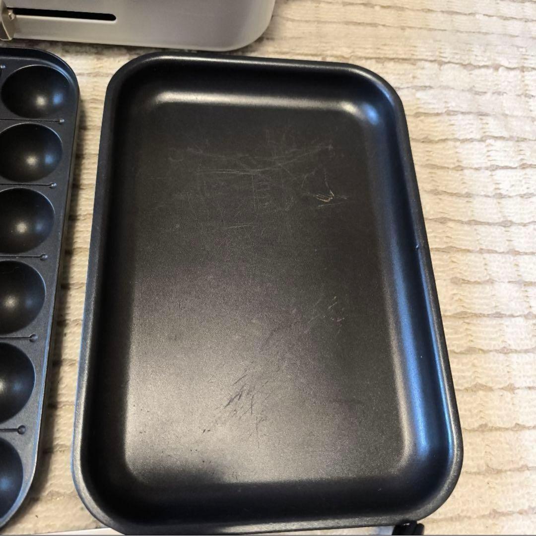 BRUNO ホットプレート たこ焼きプレート　深鍋　浅鍋　フルセット