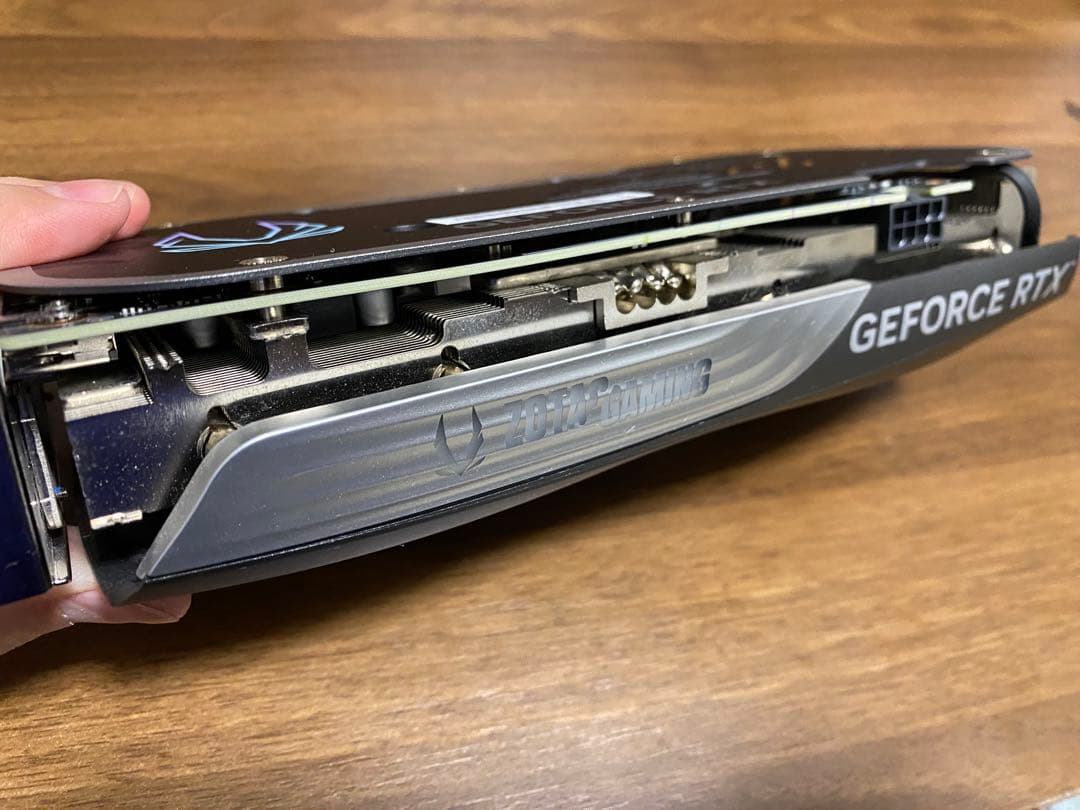 ZOTAC RTX4070 BTOパソコンから取り外し品