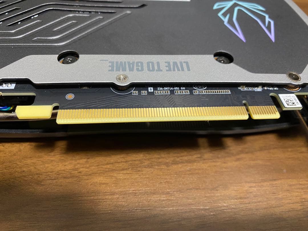 ZOTAC RTX4070 BTOパソコンから取り外し品