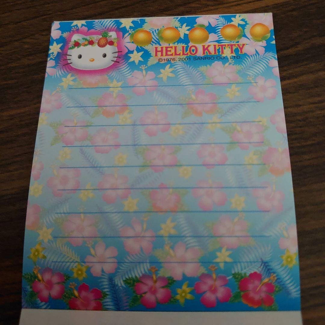 m*n様 使い残り‪♡ハローキティ ハイビスカスダイカットメモ