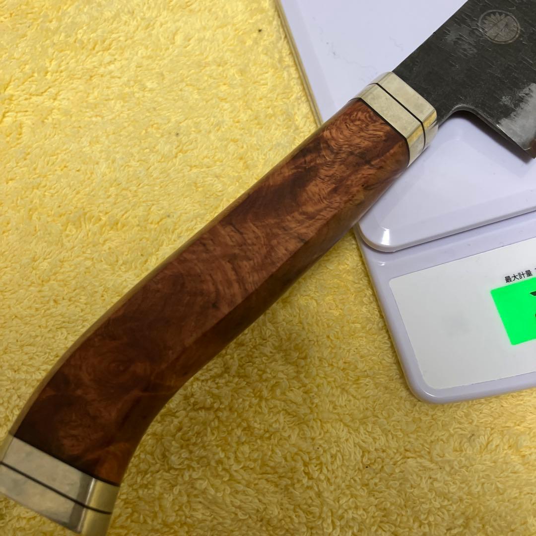 ⑧實光刃物　万能寿司切り　8寸　青一鋼