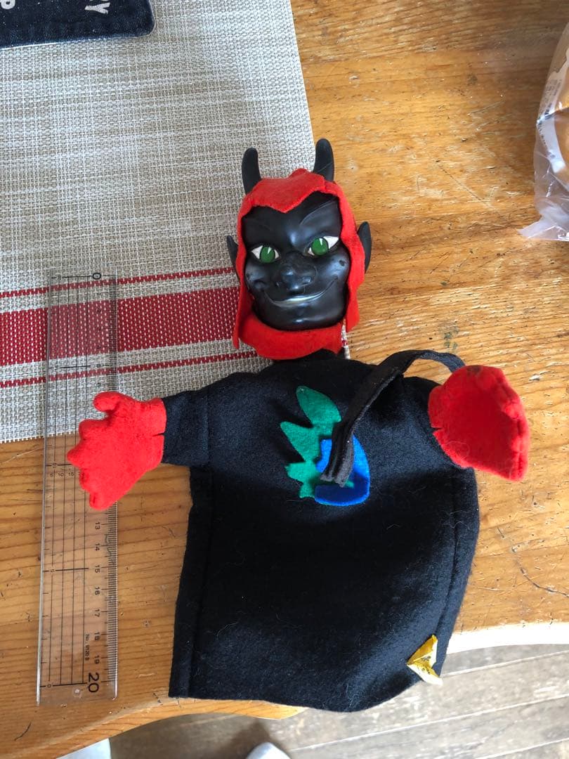 ビンテージ　デビル 悪魔　シュタイフ　パペット　手踊り人形　アンティーク　レトロ