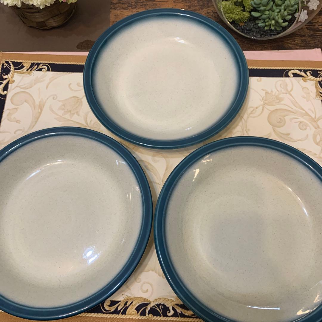 希少　ウェッジウッド ブルー　パシフィック　20cmサラダボウル　6枚