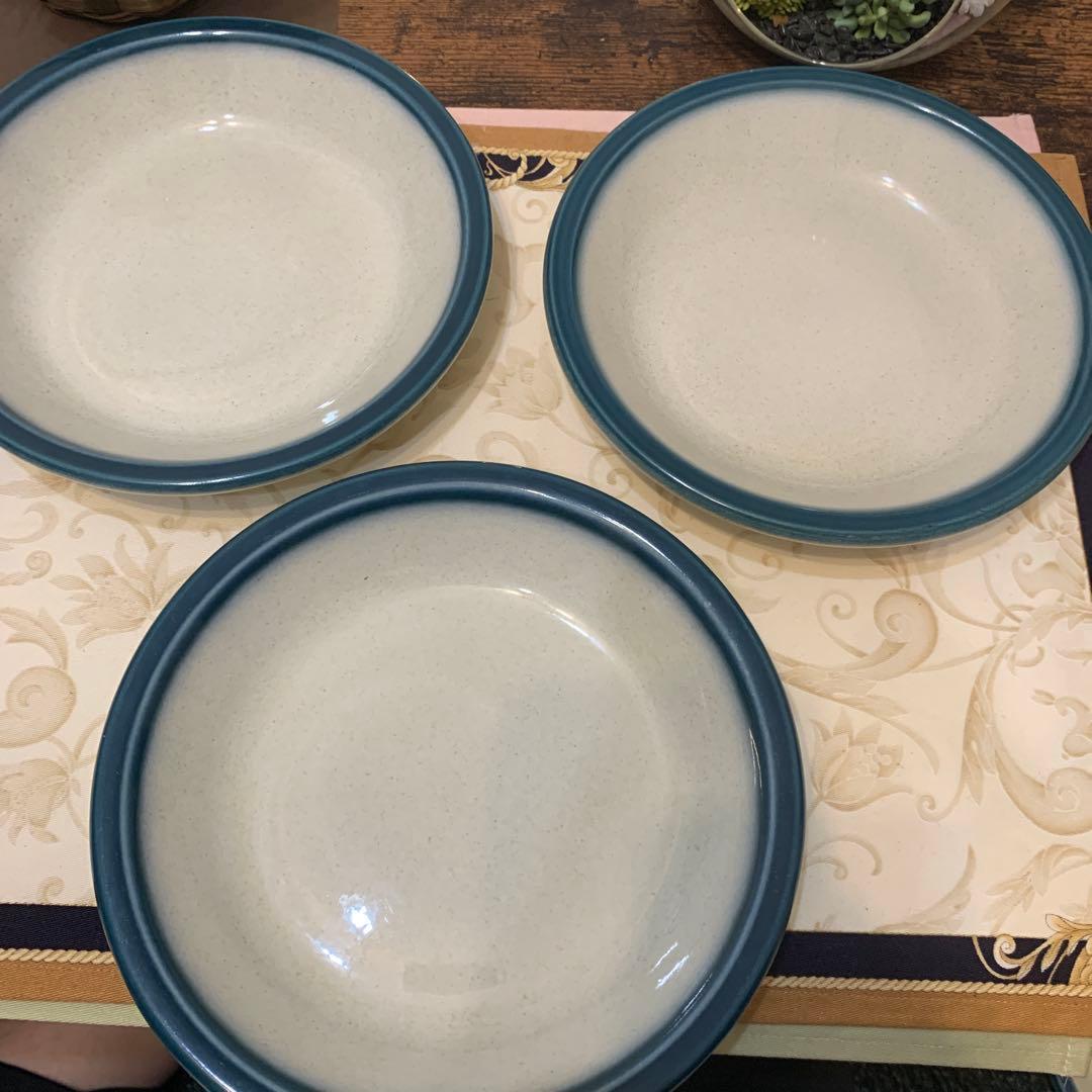 希少　ウェッジウッド ブルー　パシフィック　20cmサラダボウル　6枚