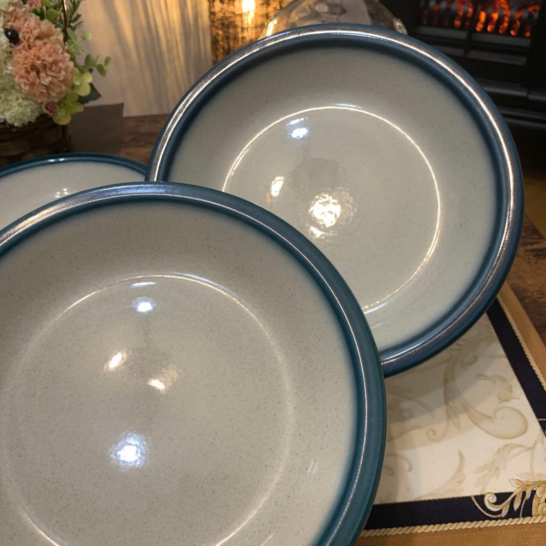 希少　ウェッジウッド ブルー　パシフィック　20cmサラダボウル　6枚