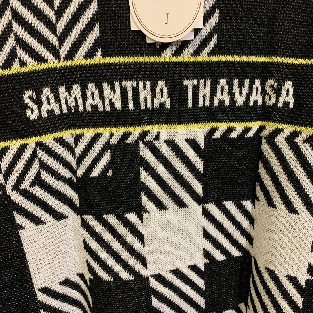 サマンサタバサ ナンバー7 セーター セレブ 高級 高貴 グリーンに映える レア