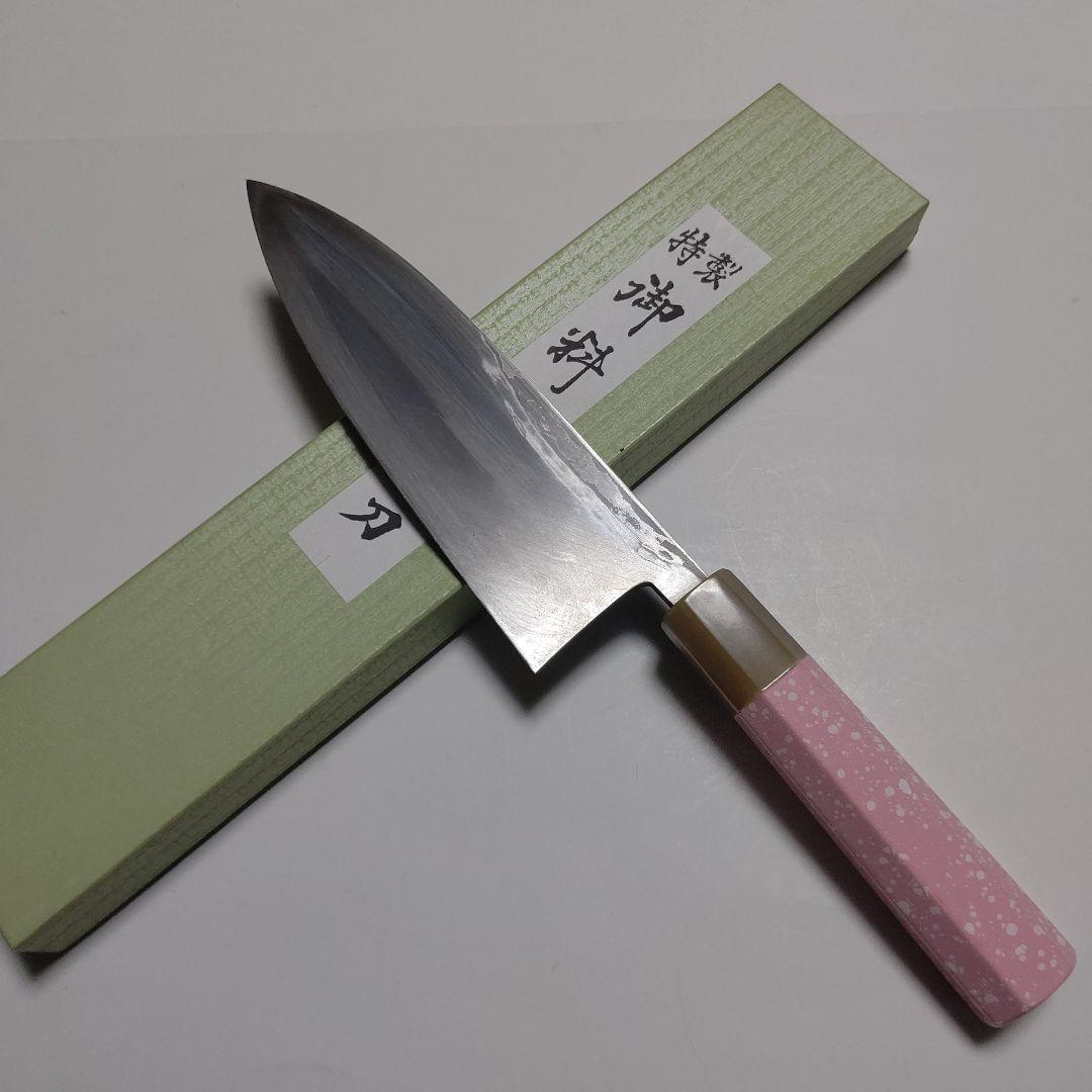 片刃包丁 黒打出刃 北岡英雄作