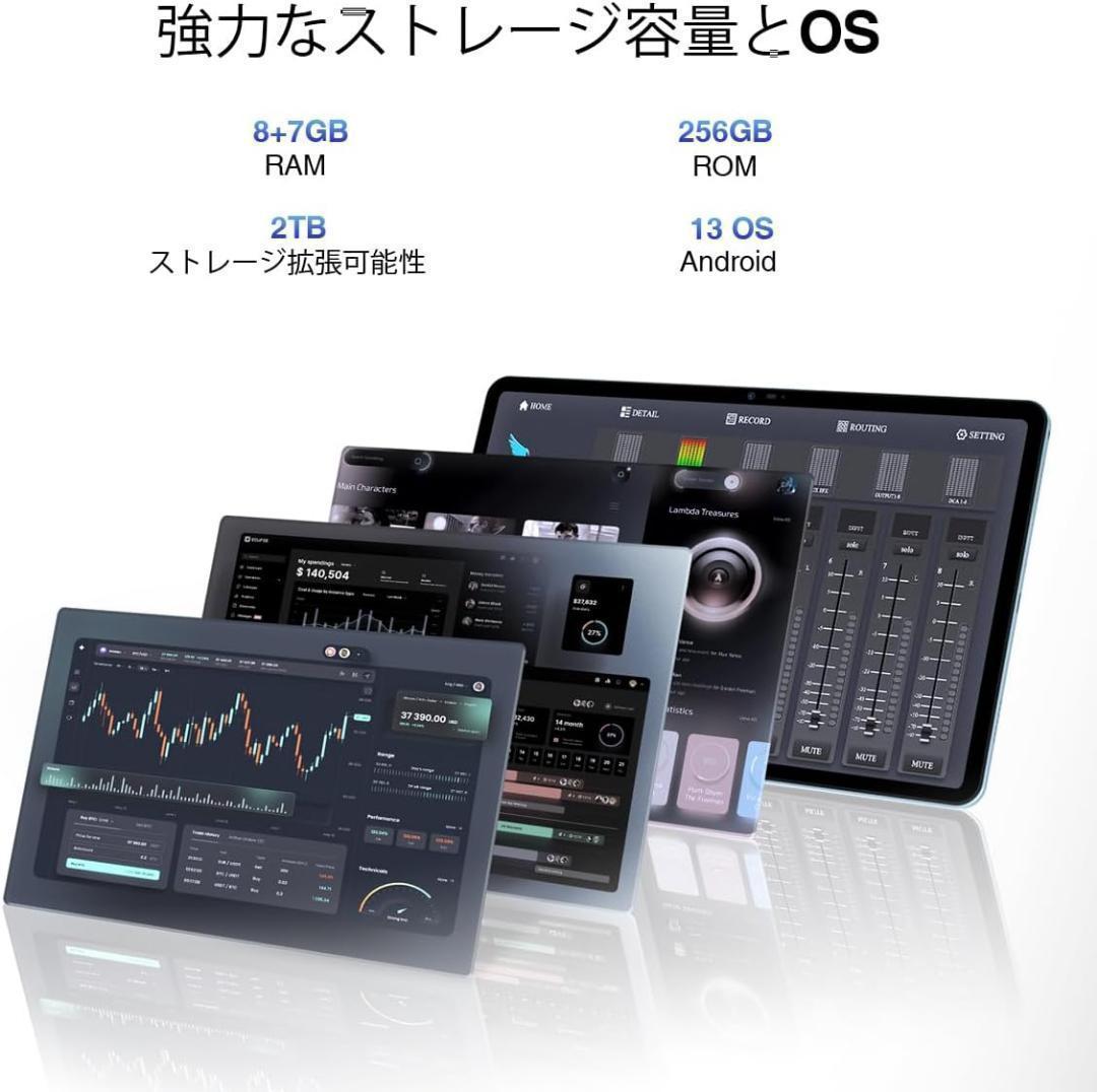 Android 13 タブレット 11インチ SIMフリー 256GB 8コア