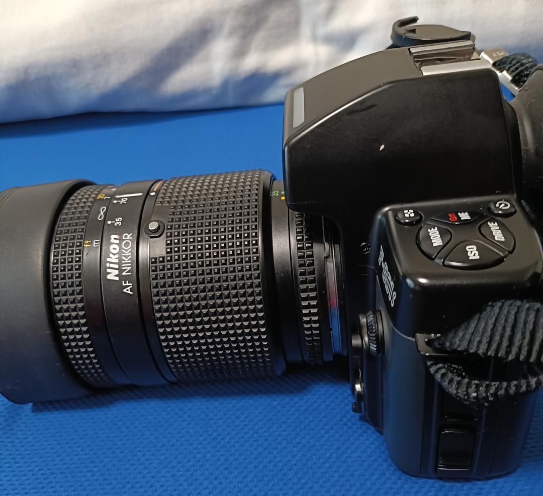 超美品 ’91年高級中級機 Nikon F801S 35-105mm フード付