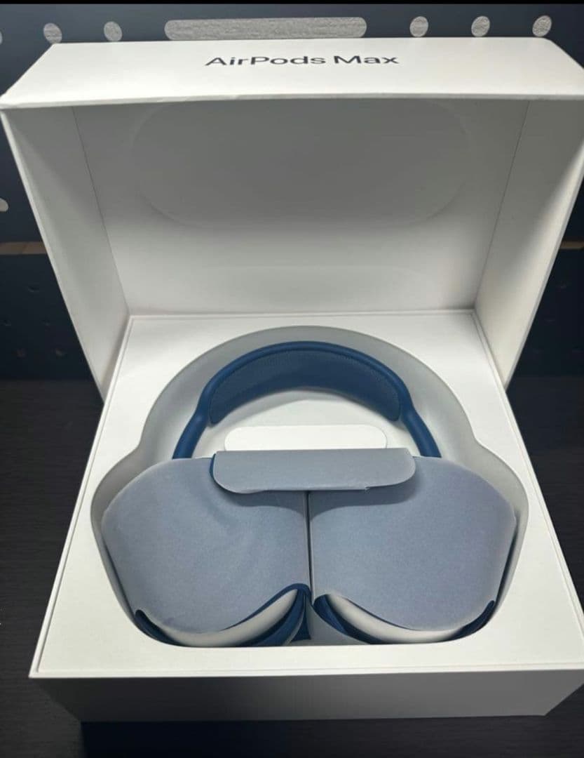 値下げ✨️正規品✨️AirPods Max ブルー 箱、ケーブル、カバー付
