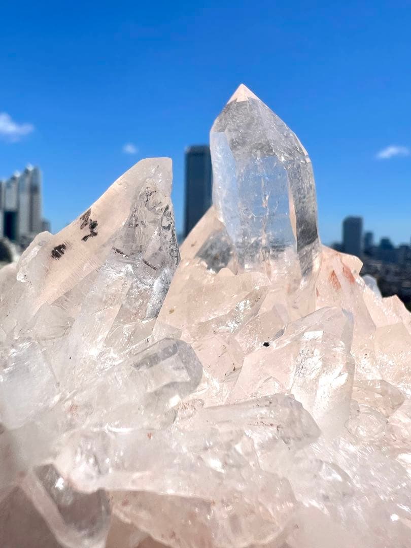 美✨希少✨AAAAピンクヒマラヤレムリアンの神殿✨美しい大天使の女神✨翼のドレス