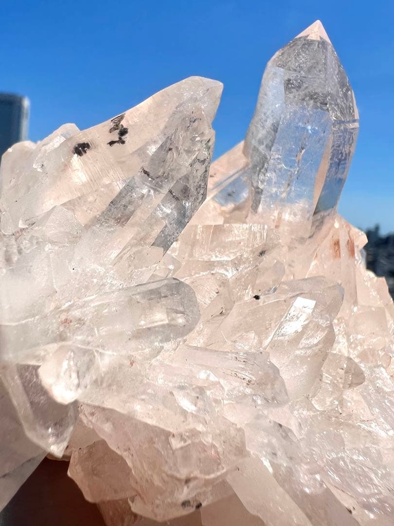 美✨希少✨AAAAピンクヒマラヤレムリアンの神殿✨美しい大天使の女神✨翼のドレス