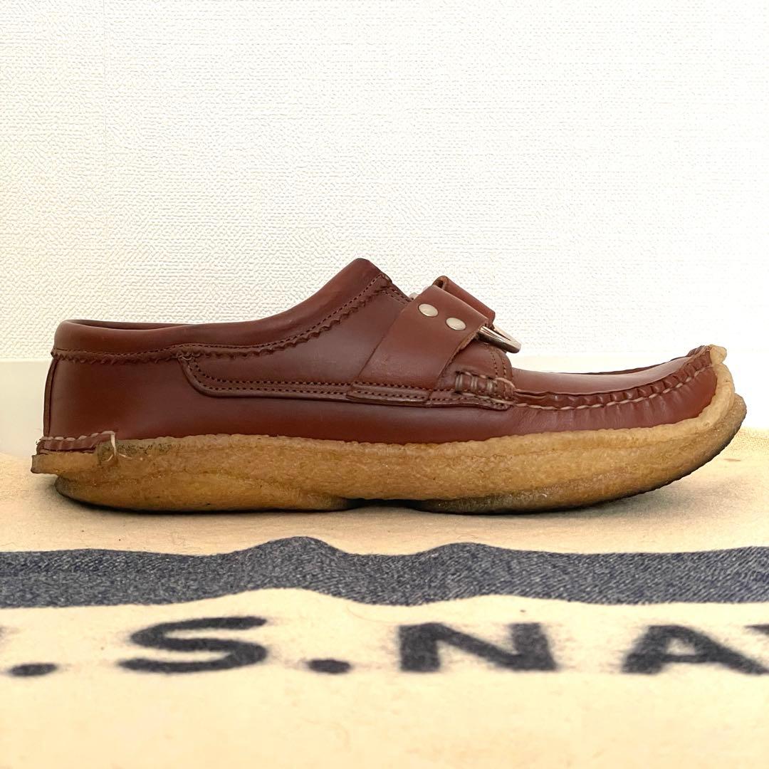 ユケテン センターリング モック モカシン レザー　シューズ US8 26cm