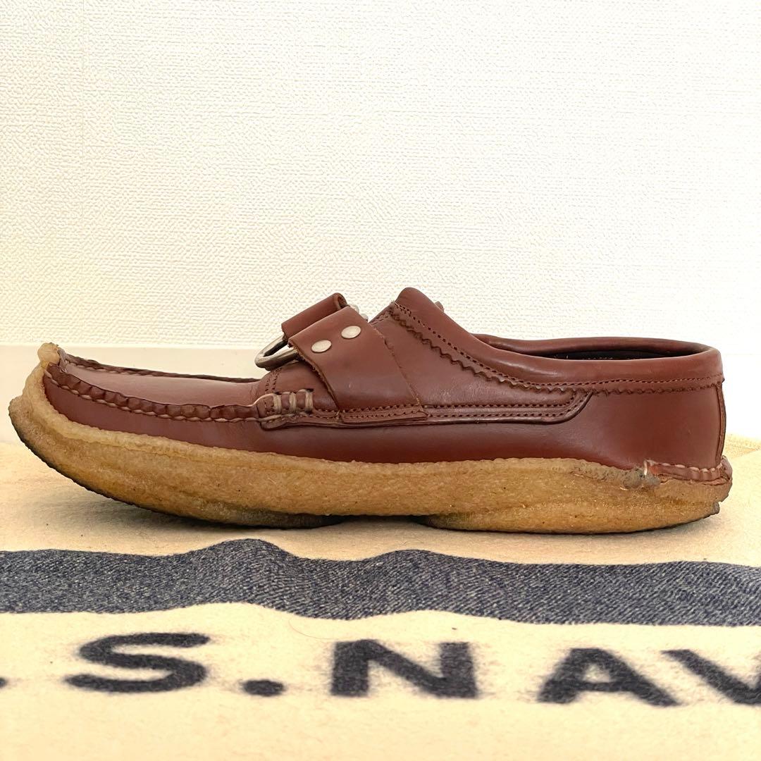 ユケテン センターリング モック モカシン レザー　シューズ US8 26cm