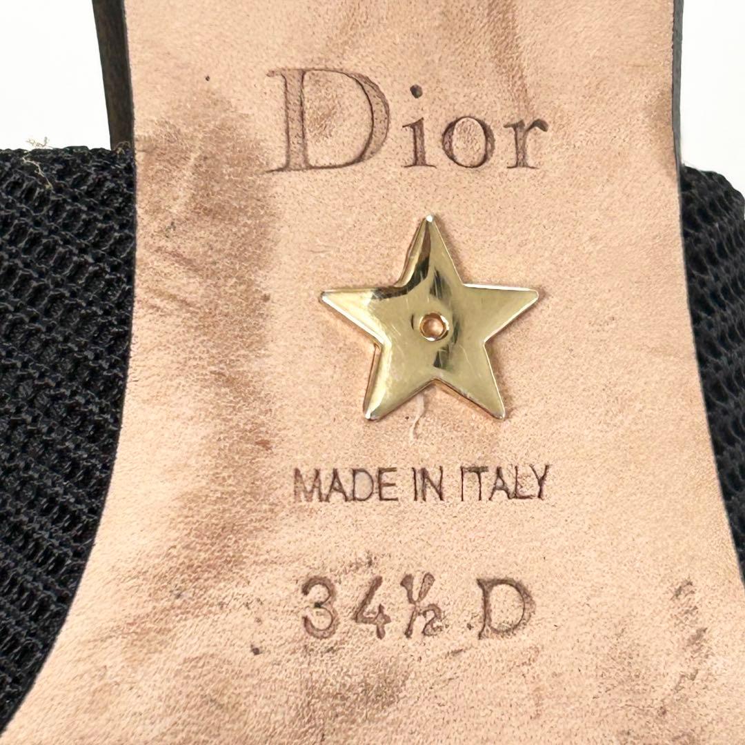 DIOR J’ADIOR スリングバックパンプス 34 1/2 ブラック
