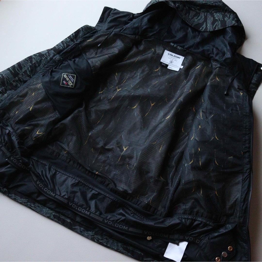 5438【美品】VOLCOM　ジャケット メンズ　ゴアテックス 迷彩柄