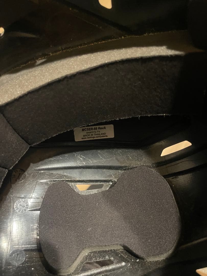 Rawlings フェイスガード付き右打者用ヘルメット