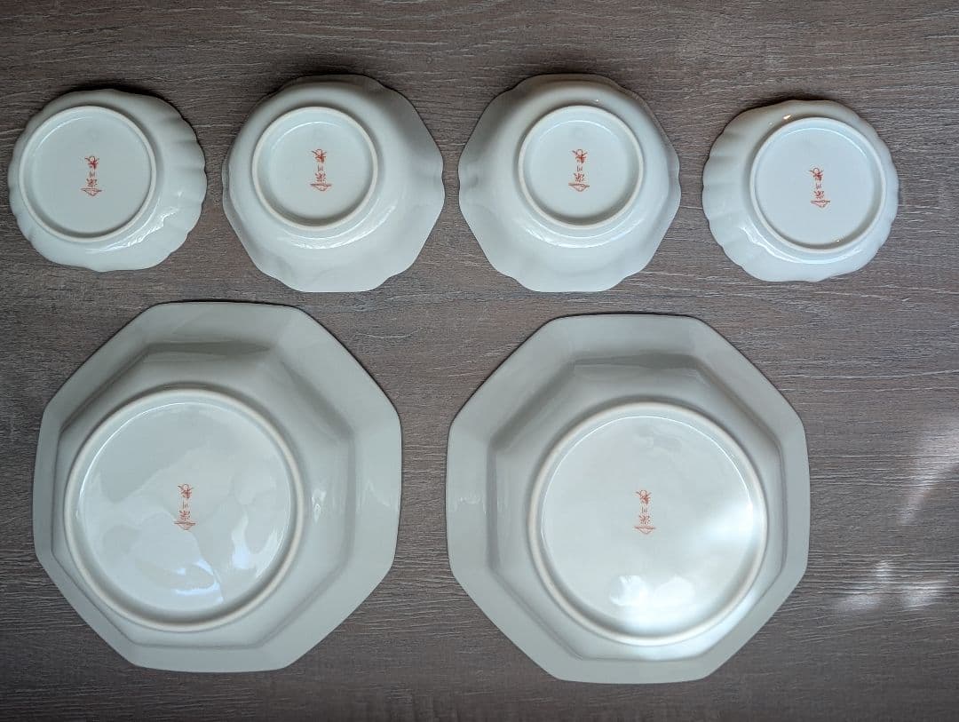 未使用 有田焼 深川製磁 ブルーチャイナ 6点