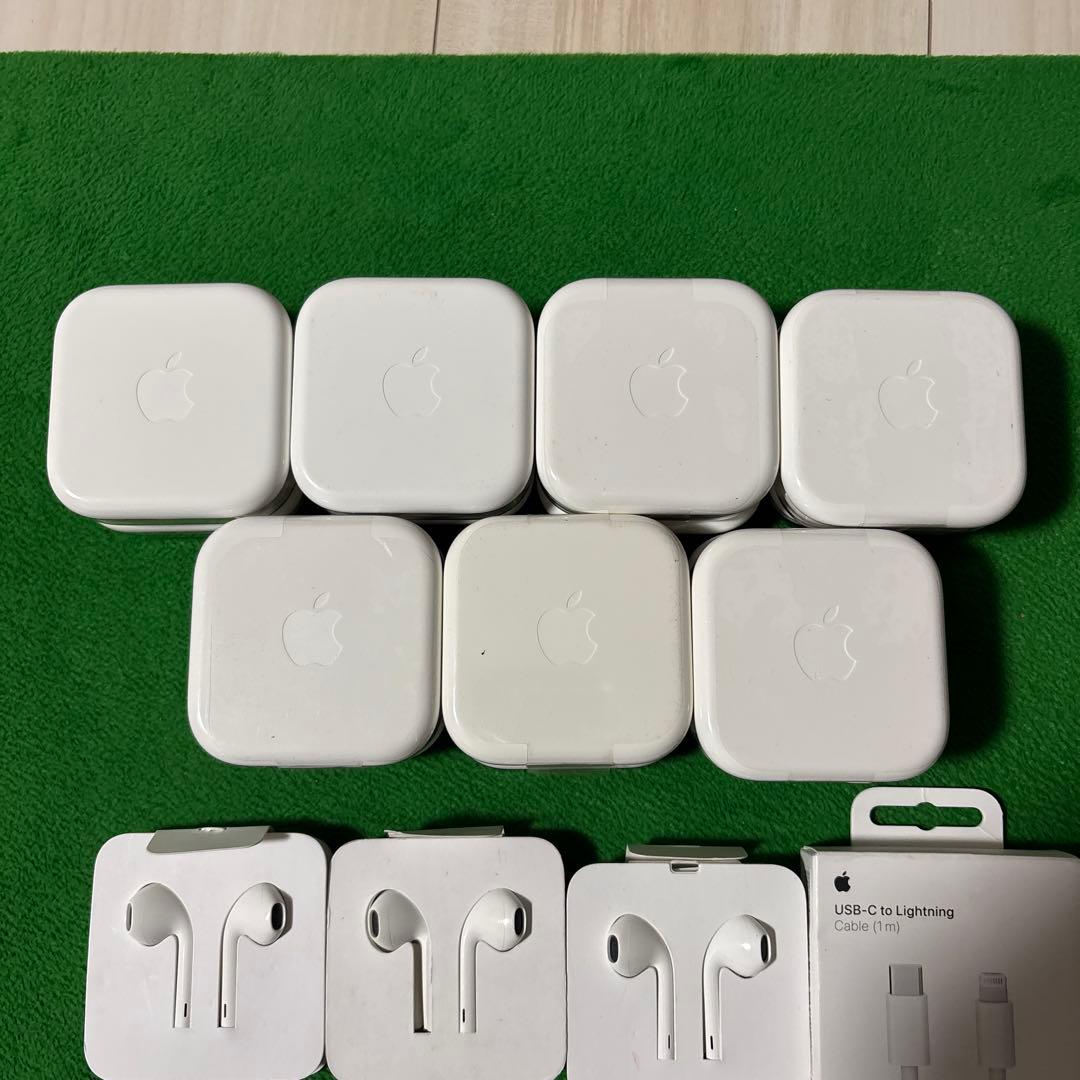 Apple イヤフォン 20個セット USB-Cアダプタ付き