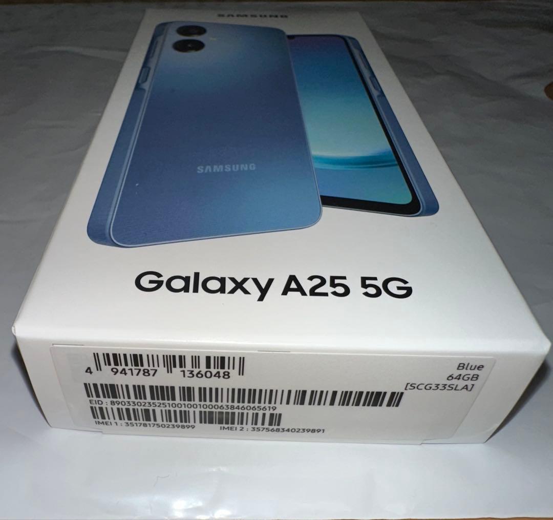 【新品未開封】Galaxy A25 5G 本体 64GB ブルー