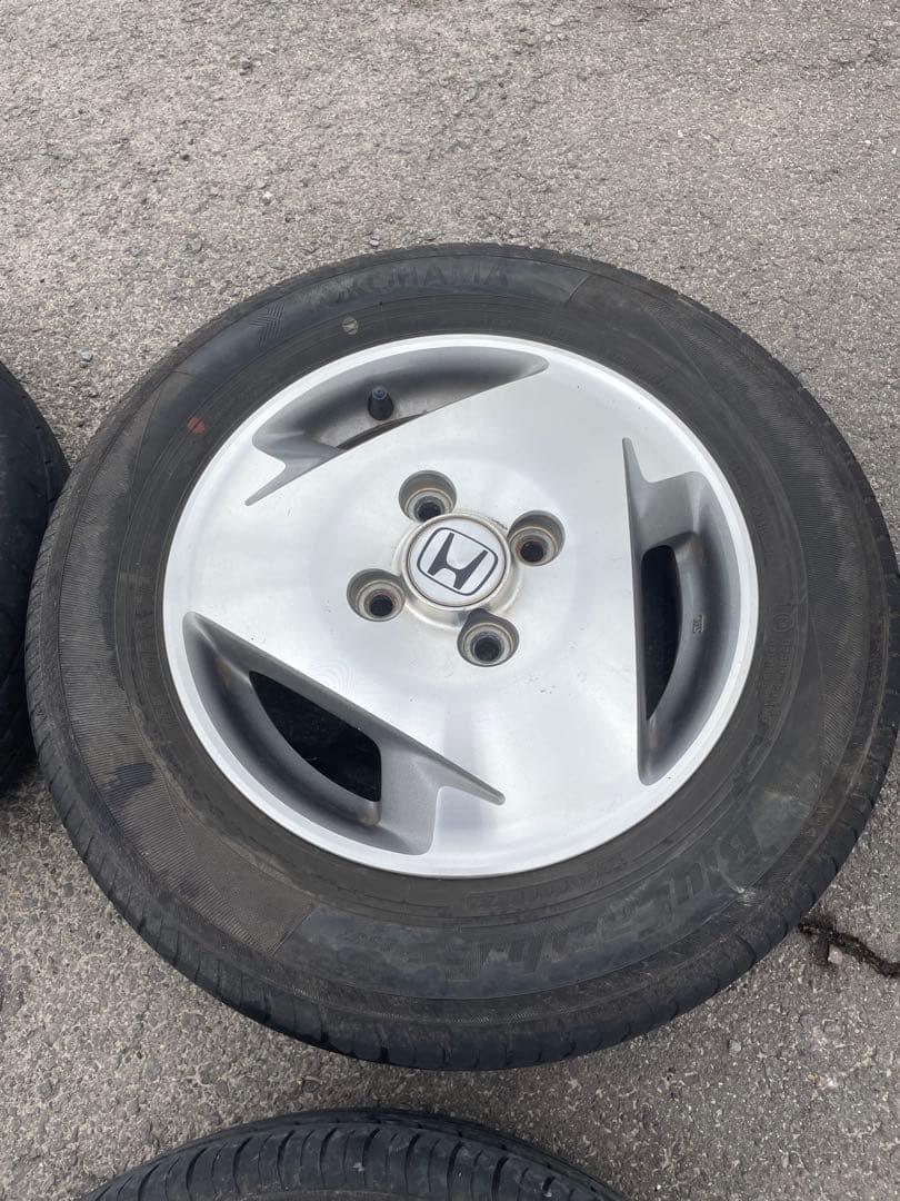 値下げ ホンダ HM2バモス純正ホイール タイヤ付き 4本セット 引き取り大歓迎